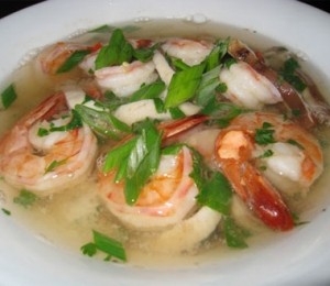 Supa de creveti cu ardei iute