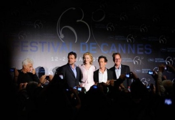 Russel Crowe, Cate Blanchett, Brian Grazer, Brian Helgeland