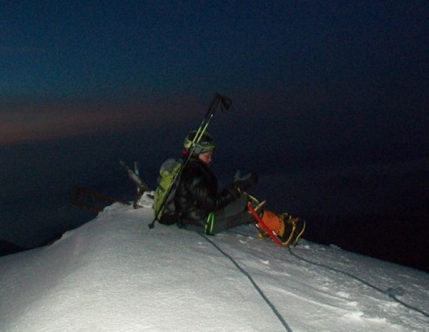 Coco pe varful Pico de Orizaba