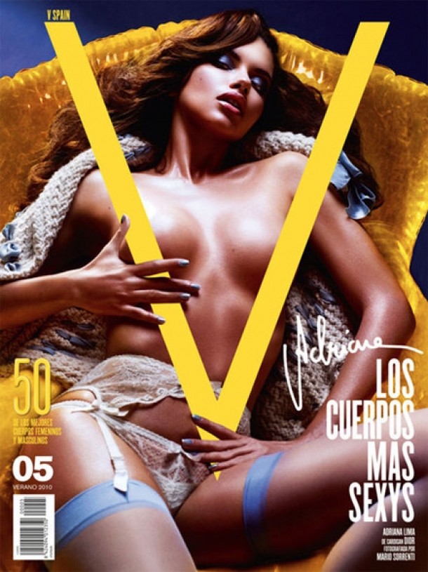 Topless-Adriana-Lima - Vmagazine