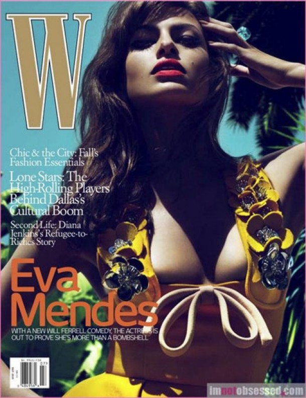 Eva-Mendes- W-Magazine