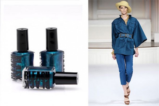 Albastru si negru - Oscar de la Renta