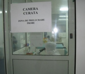 4. Laboratorul unde sunt prelucrate probele. Aici este locul unde sunt validate. In cazul in care proba nu este buna, clientul nu plateste nimic.