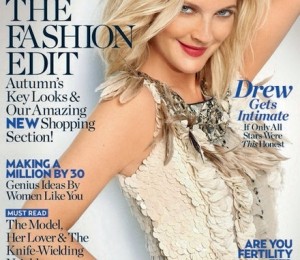 Drew Barrymore - Marie Claire UK September 2010