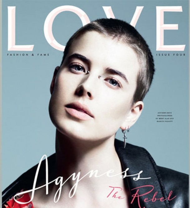 Agyness Deyn -  LOVE Magazine