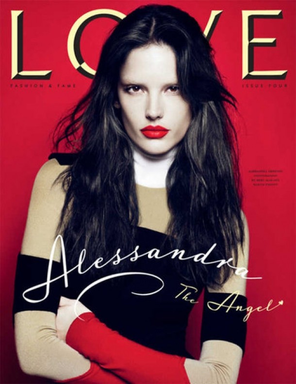 Alessandra Ambrosio Covers LOVE Magazine
