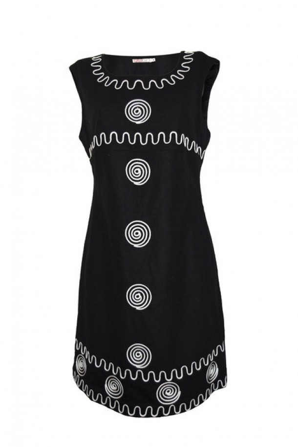 Rochie lana cu broderie Flo&Jo - 239 lei