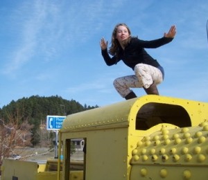Train surfing