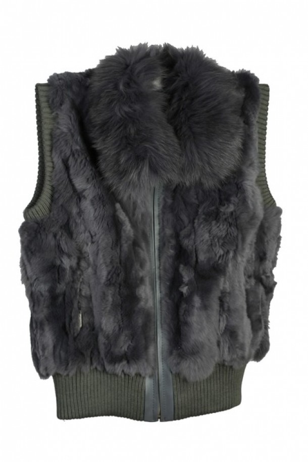 idealboutique.ro, vesta blana gri, 460 lei