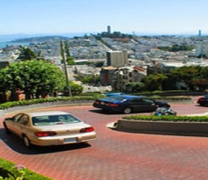 Cea mai intortocheata strada -Lombard St