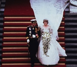 Lady Diana Spencer and Prince Charles