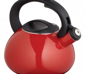 Ceainic rosu cu fluier, www.homedeco.ro, 188,49