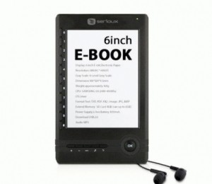 eBook Reader Serioux SDB-E10, 499 de lei, www.emag.ro
