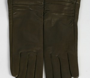 manusi medii din piele maro, idealboutique.ro, 110 lei