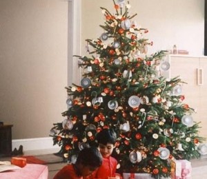 Folii in pomul de Craciun