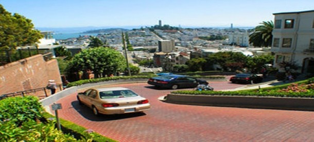 Cea mai intortocheata strada -Lombard St