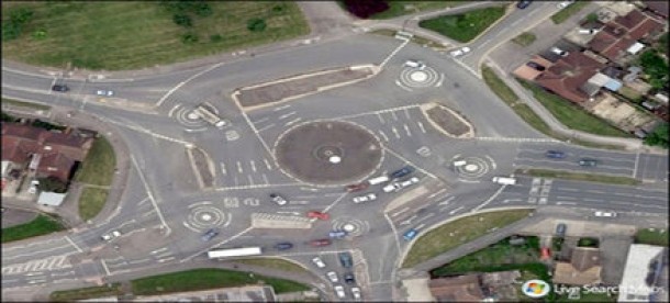 Cel mai confuz sens giratoriu- Magic Roundabout