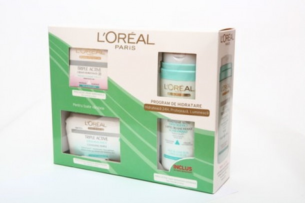 Trusa L'oreal Paris Triple Active = 40 lei