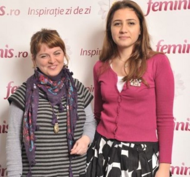 Diana Bucuroiu (dreapta)