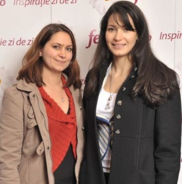 Claudia Melcaru(dreapta)