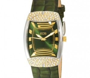 EOS New York Unisex Canary Swarovski Accented Watch