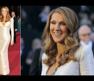 Celine Dion intr-o rochie Armani Priv