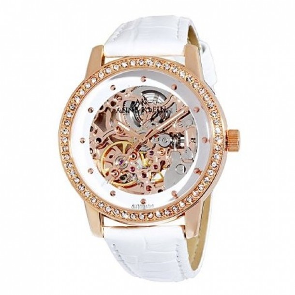 AK Anne Klein Women's Swarovski Crystal Accented Watch