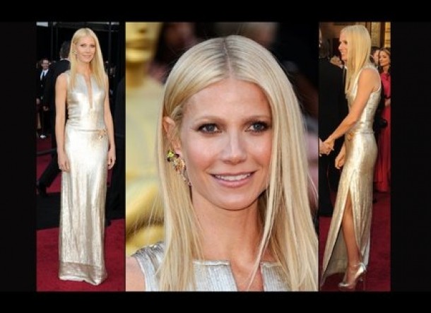 Gwyneth Paltrow intr-o rochie Calvin Klein