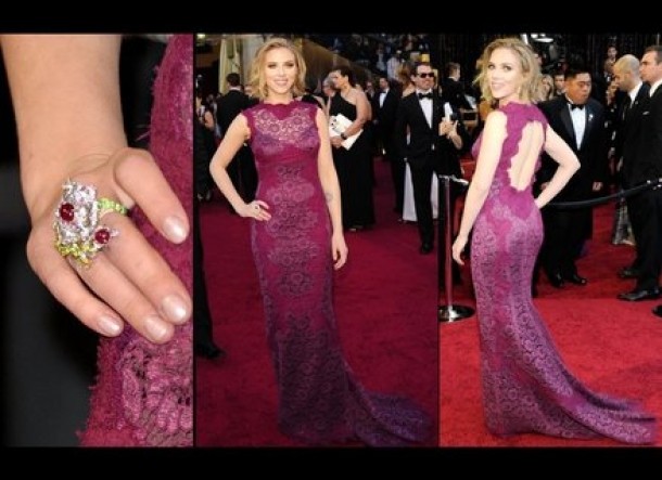 Scarlett Johansson intr-o rochie Dolce & Gabbana