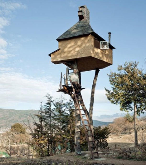 Casa de ceai (Chino, Nagano, Japonia)