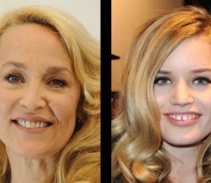 Jerry Hall si Georgia May Jagger