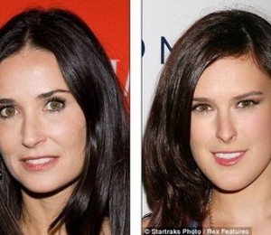 Demi Moore si Rumer Willis