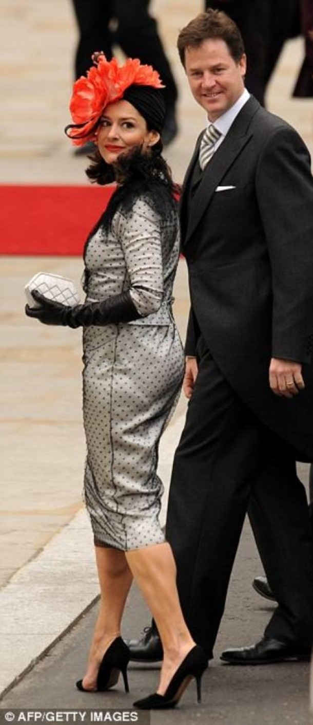 Nick Clegg si sotia sa, Miriam Gonzalez Duantez