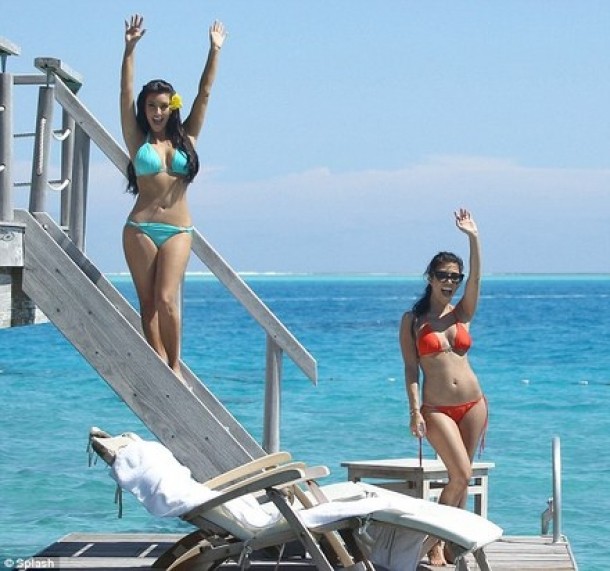 Kim si Kourtney Kardashian