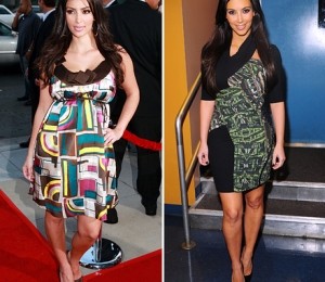 Kim Kardashian inainte si dupa