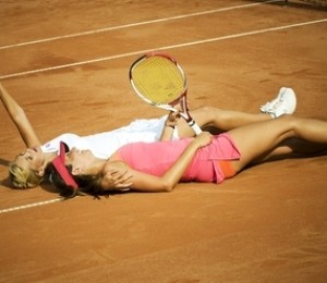 Ruxandra Dragomir si Iva Majoli