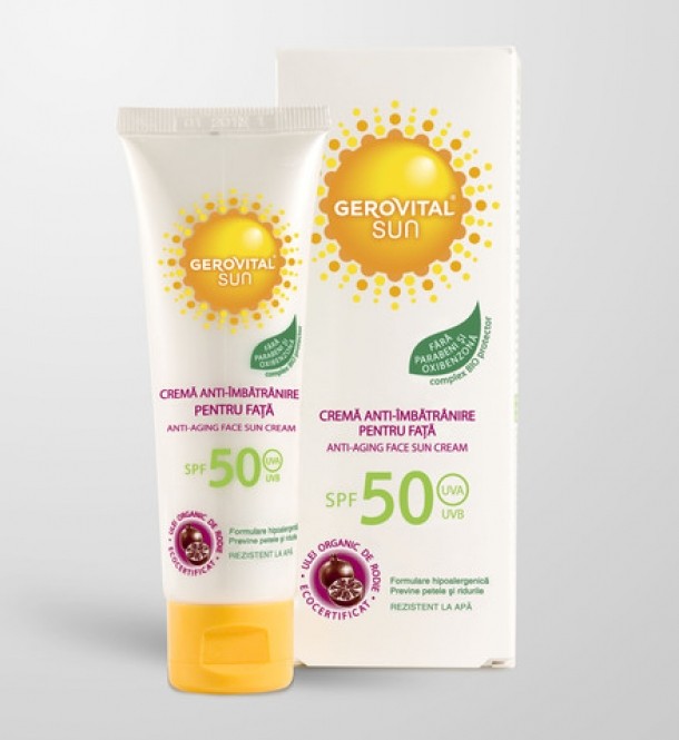 Gerovital Sun crema Anti-Imbatrinire SPF50 - 23.25 RON