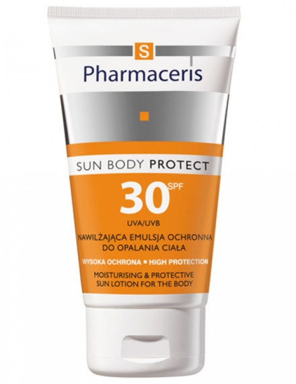 PHARMACERIS S SUN PROTECT  Emulsie hidratanta protectoare pentru corp SPF30 - 45 lei