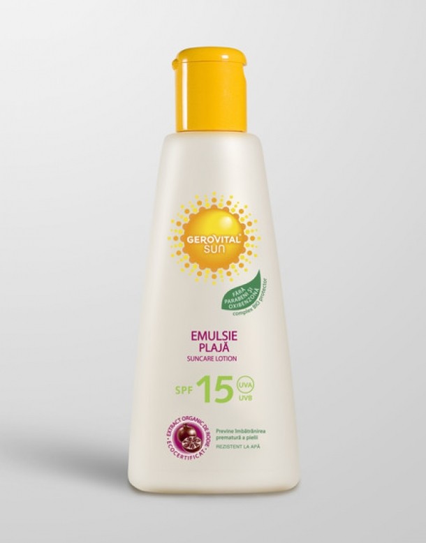 Gerovital Sun Emulsie Plaja SPF 15 - 23.25 RON