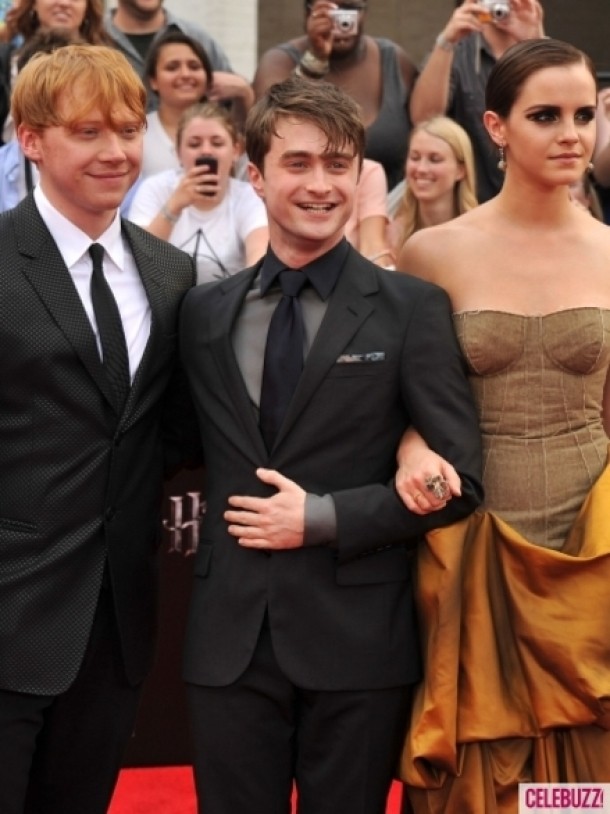 Rupert Grint, Daniel Radcliffe, Emma Watson