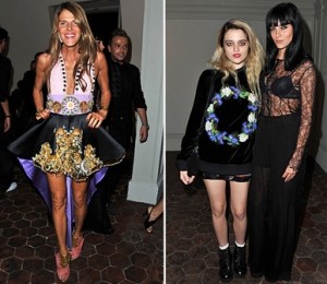 Anna Dello Russo, Sky Ferreira si Leigh Lezark