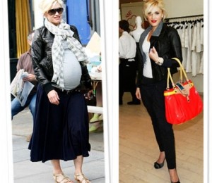 Gwen Stefani  inainte si dupa nastere