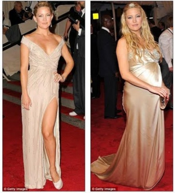 Kate Hudson  inainte si dupa nastere