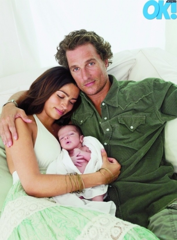 Matthew McConaughey, Camila Alves si micuta Levi
