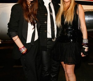 Irina Lazareanu, Karl Lagerfeld si Lindsay Lohan