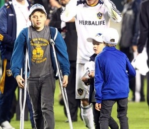 David Beckham, Brooklyn, Romeo si Cruz