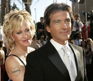 Melanie Griffith si Antonio Banderas