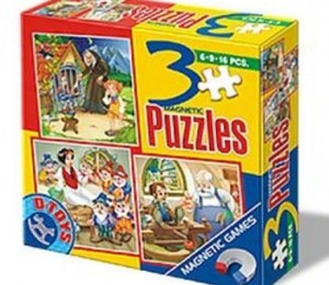 3 puzzle magnetic - Basme