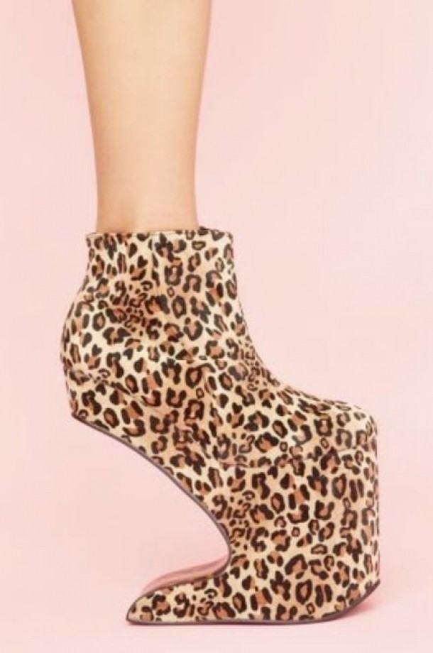 Jeffrey Campbell Magic Leopard Platform