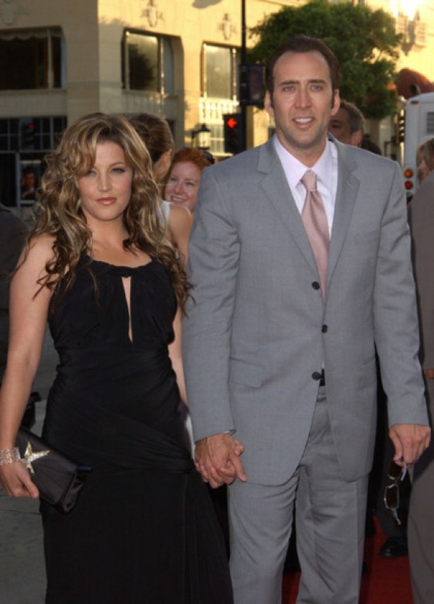 Nicolas Cage si Lisa Marie Presley